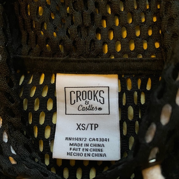 Crooks & Castles hooded mesh top - Picture 3 of 4